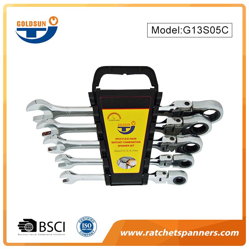 Jeu de clés à cliquet pour outils à main